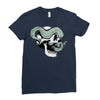 skull and tentacles Ladies Fitted T-Shirt