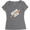 bear jew Women's Triblend Scoop T-shirt