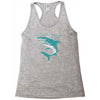 polygon shark Racerback Tank