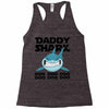 Daddy Shark Doo Doo Doo Racerback Tank