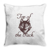 top of the pack Throw Pillow