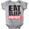 EAT SLEEP FORTNITE Baby Bodysuit