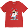respect line V-Neck Tee
