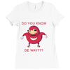 Ugandan Knuckles Ladies Fitted T-Shirt