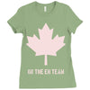 canada eh team Ladies Fitted T-Shirt