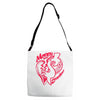 money over emotion Adjustable Strap Totes