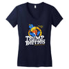 trump berries Women's V-Neck T-Shirt