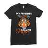 My Favorite People Call Me Papa Ladies Fitted T-Shirt