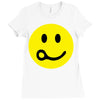 skydiving face Ladies Fitted T-Shirt