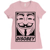 disobey Ladies Fitted T-Shirt