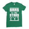 bars to the stars Ladies Fitted T-Shirt
