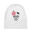 day of dead sugar skull Baby Beanies