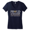 proud autism grandpa Women's V-Neck T-Shirt