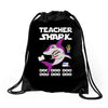 Teacher Shark Doo Drawstring Bags
