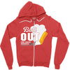 Butt Out Lung Cancer Awareness Zipper Hoodie