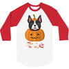 haloween french bulldog 3/4 Sleeve Shirt