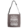 Real Kings Are Born On December 27 Adjustable Strap Totes