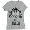 queens are born in march (2) Ladies Fitted T-Shirt