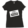 my name is awesome Ladies Fitted T-Shirt