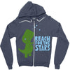 reach for the stars Zipper Hoodie