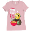 camp crystal flakes Ladies Fitted T-Shirt