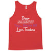 Dear Parents Tag You're It Love Teachers Women's Tank Top