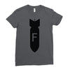 dropping f bomb Ladies Fitted T-Shirt