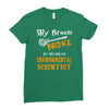 environmental scientist Ladies Fitted T-Shirt