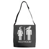 restroom for the recently deceased Adjustable Strap Totes
