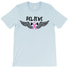 angel wing believe breast cancer T-Shirt