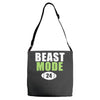 beast mode marshawn lynch seattle seahawks Adjustable Strap Totes