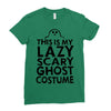 this is my lazy ghost costume 2 Ladies Fitted T-Shirt
