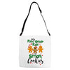 my first grade kids are smart cookies Adjustable Strap Totes