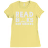 read books not shirts Ladies Fitted T-Shirt