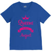 queens are born in august V-Neck Tee