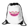Two Peas In a Pod Twin Baby Girls Drawstring Bags