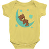brown sleep Baby Onesie