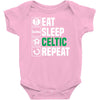 eat sleep celtic Baby Onesie