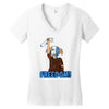 freedom Women's V-Neck T-Shirt