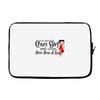 i'm that crazy girl who loves betty boop a lot Laptop sleeve