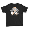 Careful I Already Kicked Cancer Ass Youth Tee