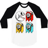 pac skull copy 3/4 Sleeve Shirt