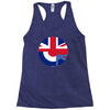 mod union jack, ideal gift, birthday present Racerback Tank