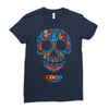 loco coco skul Ladies Fitted T-Shirt