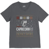 santa capricorn christmas ugly t shirts V-Neck Tee