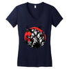 godzilla Women's V-Neck T-Shirt