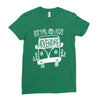 let's go an adventure (for dark color) Ladies Fitted T-Shirt
