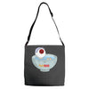 medama oyaji manga Adjustable Strap Totes