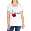 i dyslexia Ladies Curvy T-Shirt