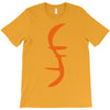 helix of heroes funny retro sci fi superhero symbol cool logo T-Shirt